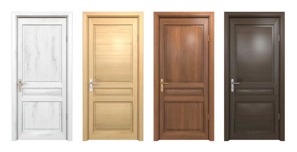 Various types of doors